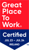 Great Place to Work Certified July 2023 Logo